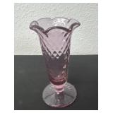 Vintage Fenton Art Glass 1980's Dusty Rose Pink