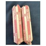 2 Full Rolls of Copper Pennies