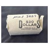 Full Roll of Eisenhower Dollars Mixed Years (20)