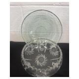 11ï¿½fish bowl and crystal bowl.