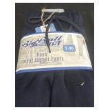 New blue boys sweat jogger pants size 8