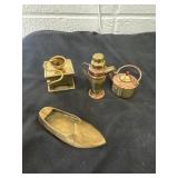 Vintage miniature brass and Copper Dollhouse