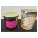 2 candles : Citrus and cactus flower