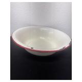 12ï¿½ vintage enamelware wash basin