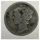 1942 Mercury Dime