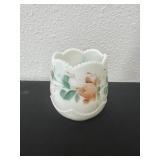 Antique Heisey Beaded Swag Opal Glass Hand