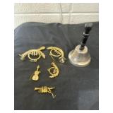 Vintage Bell with Little Instruments