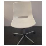 Plastic swivel office chair
