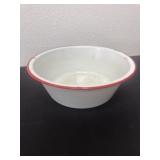 10ï¿½ vintage enamelware wash basin