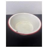 9ï¿½ vintage enamelware wash basin