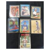 Group of Vintage Sleeved MLB Cards, tops John