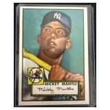 Mickey Mantle 1952 Topps rookie reprint