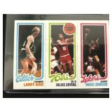 Larry Bird/Magic Johnson 1980/81 Topps rookie
