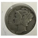 1942 Mercury Dime