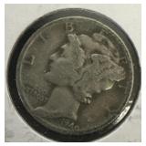 1940 Mercury Dime