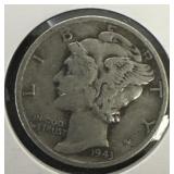 1941 Mercury Dime