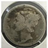 1927 S Mercury Dime