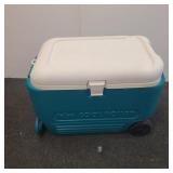 large Igloo cooler on wheels