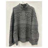 St Johnï¿½s Bay Size XL Quarter Zip Sweater