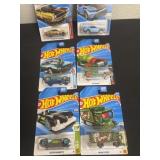 6 hot wheels
