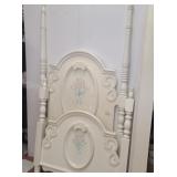 Twin size headboard, footboard, side rails bed