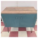 36' Two doors table metal legs