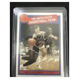 Michael Jordan 1984 USA Olympic rookie promo card