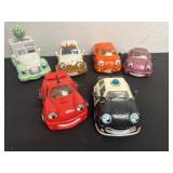 Group of chevron cars