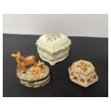 3 trinket boxes