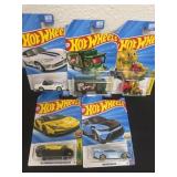 5 hot wheels