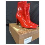 New size 8 red heel boots