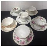 6 set of cup and saucers