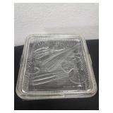 9ï¿½x9ï¿½ Vintage Federal Glass Clear Refrigerator