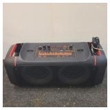 Bluetooth speaker with remote turns on