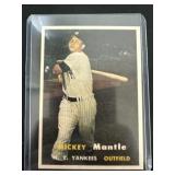 Mickey Mantle 1957 Topps reprint