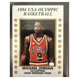 Michael Jordan 1984 USA Olympic white/gold rookie