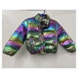 Girls Wulful size 5-6 Rainbow Coat