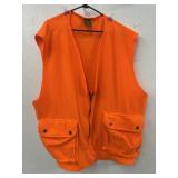 Cabelas 4XL Reg Orange Vest