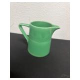 5ï¿½ Homer Laughlin Harlequin 22 oz green milk jug