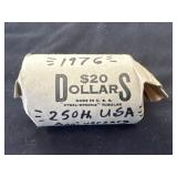 Full Roll of 1976 Bicentennial Eisenhower Dollars
