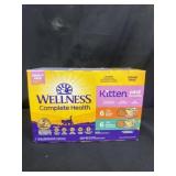New 12 3oz cans of wellness kitten food