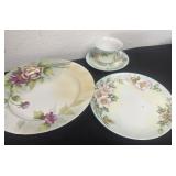 JAPANESE PORCELAIN Vintage Antique Floral Pink