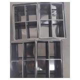 New silicone ice trays and four mini coffee syrup