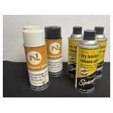 6 spray cans of lubricant
