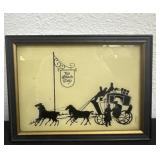 7ï¿½x6ï¿½ Antique Framed Reliance Black Silhouette
