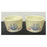 2 vintage Old Spice shaving mugs