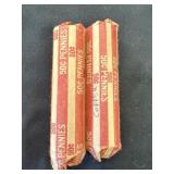 2 Full Rolls of Copper Pennies