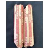 2 Full Rolls of Copper Pennies