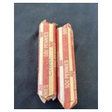 2 Full Rolls of Copper Pennies
