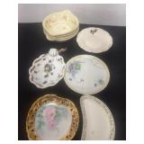 Group of plates chipped and cracked